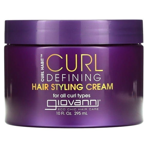 Giovanni Curl Habit, Curl Defining Hair Styling Cream, For All Curl Types, 10 fl oz (295 ml)