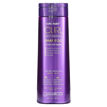 Giovanni Curl Habit™, Curl Defining Shampoo, For All Curl Types and Textured Hair , 13.5 fl oz (399 ml)