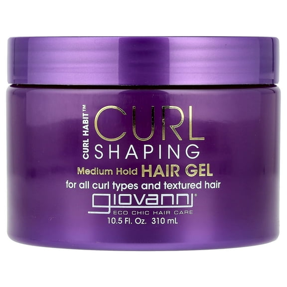 Giovanni Curl Habit, Curl Shaping Gel, Medium Hold For All Curl Types, 10.5 fl oz (310 ml)