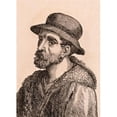 thumbnail image 1 of Giovanni Da Udine 1487-1561 Italian Painter From 75 Portraits of Celebrated Painters From Authentic Originals Etched B Poster Print - 24 x 34, 1 of 1