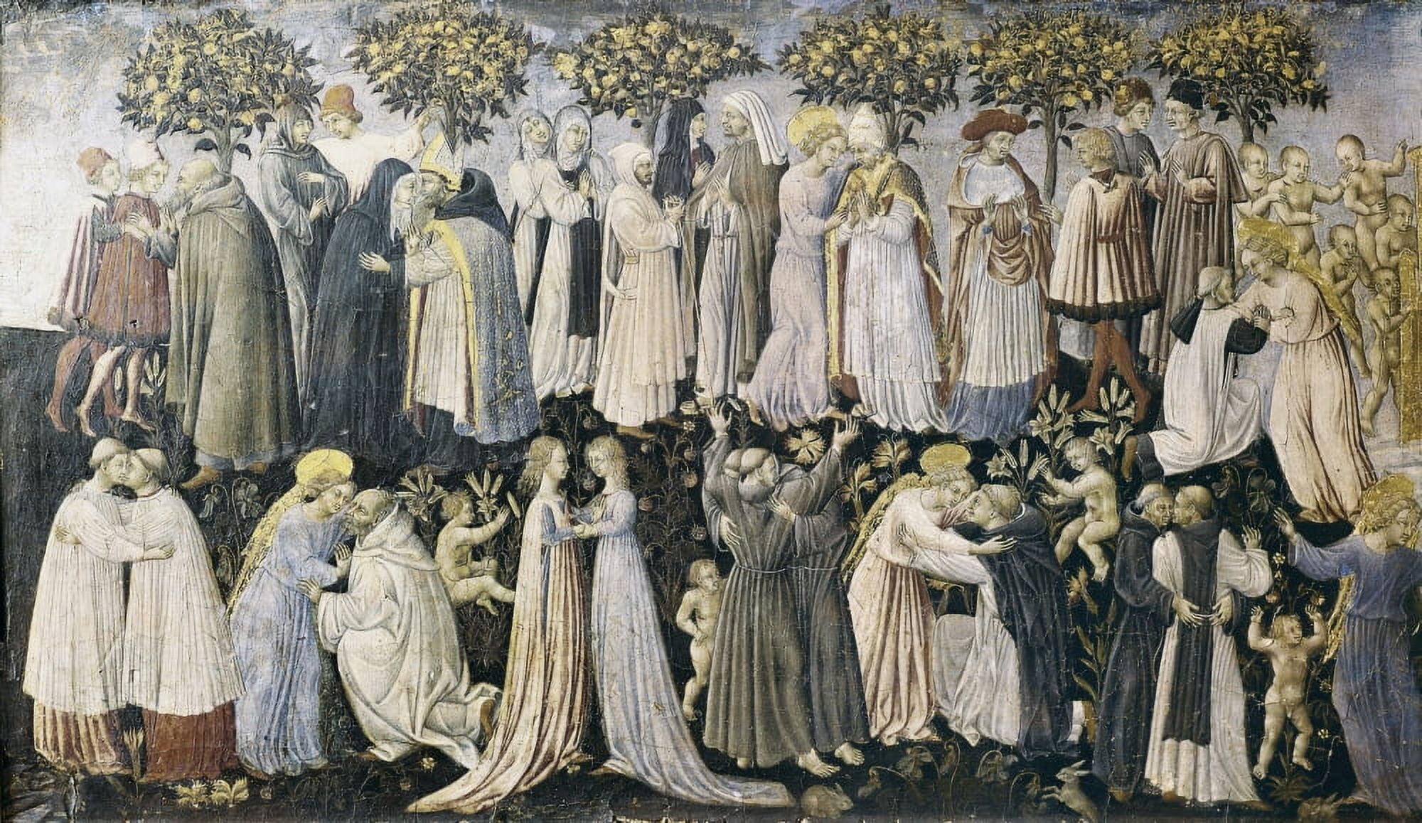 Giovanni Di Paolo (1402-1482) Canvas Art - (24 x 18)
