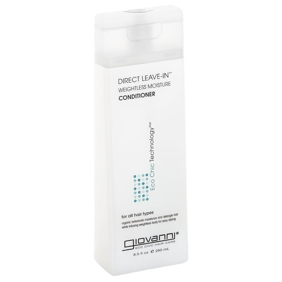 Giovanni Direct Leave-In Weightless Moisture Conditioner, Treatment for All Hair Types, No Parabens, Sulfate Free, 8.5 oz