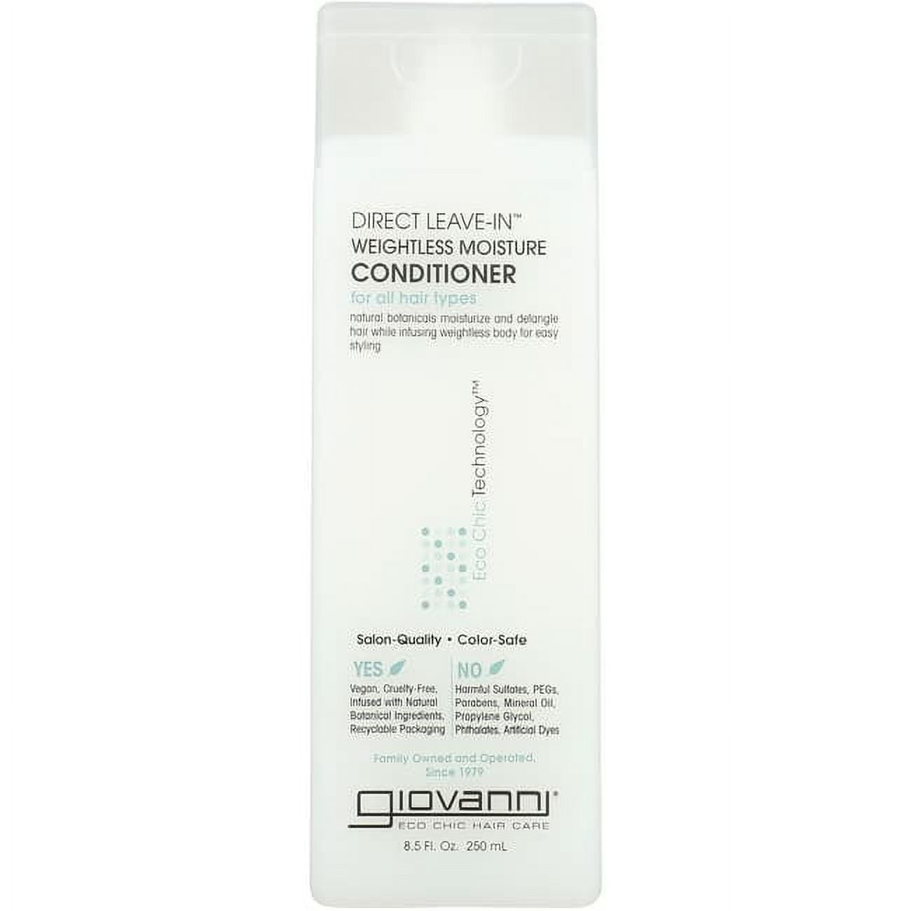 Giovanni Revive & Smooth LeaveIn Conditioner, Treatment for All Hair Types, No Parabens
