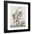 thumbnail image 1 of Giovanni Domenico Tiepolo 11x14 Black Modern Framed Museum Art Print Titled - Hercules and Antaeus, 1 of 5