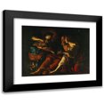 thumbnail image 1 of Giovanni Francesco Guerrieri 24x19 Black Modern Framed Museum Art Print Titled - Lot and His Daughters, 1 of 5