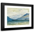 thumbnail image 1 of Giovanni Giacometti 14x12 Black Modern Framed Museum Art Print Titled - View from Plaun Da Lej Towards Chaste Peninsula, 1 of 5