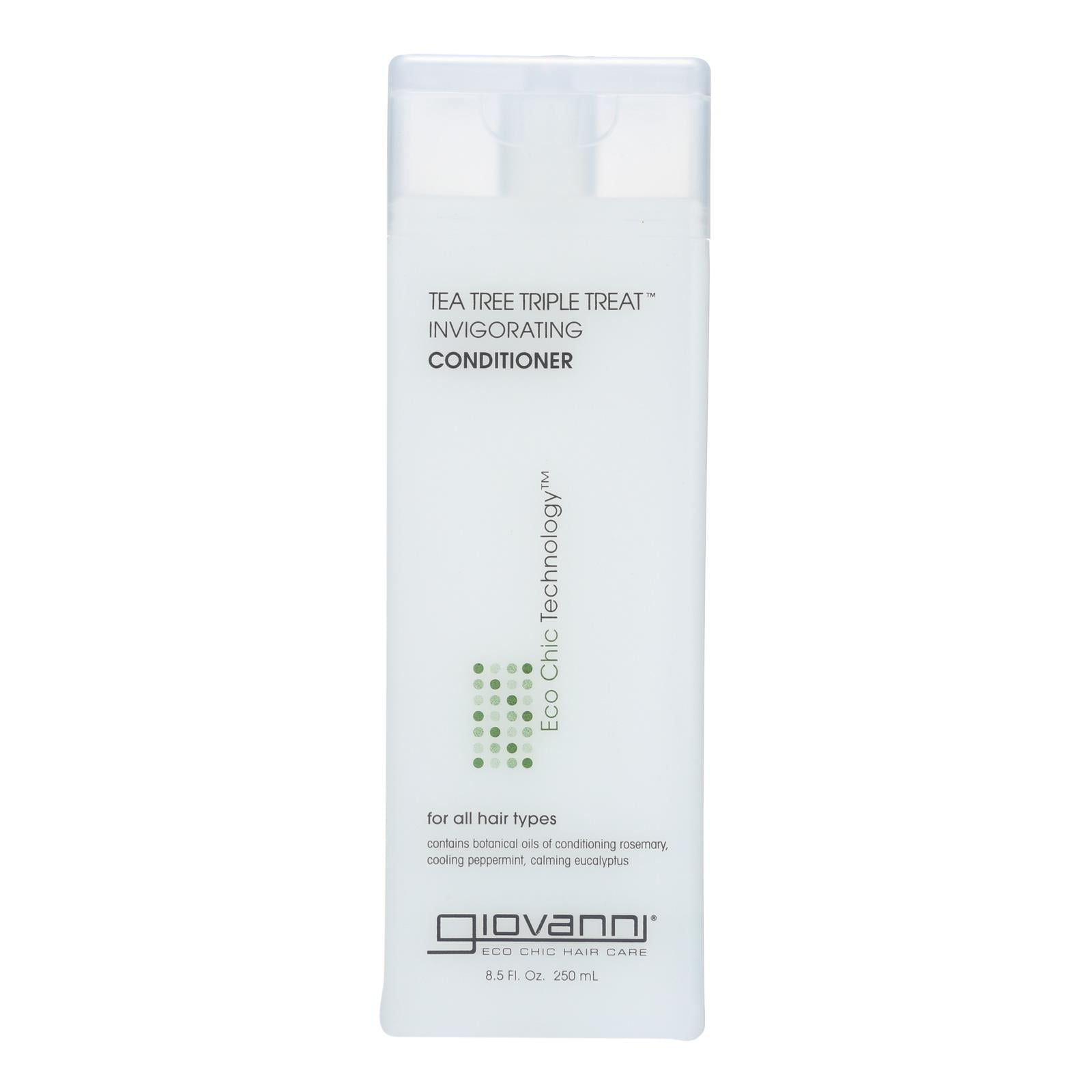 Giovanni Invigorating Conditioner, Tea Tree Triple Treat 8.5 oz (Pack ...