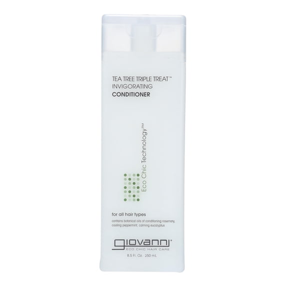 Giovanni Invigorating Conditioner, Tea Tree Triple Treat 8.5 oz (Pack of 3)