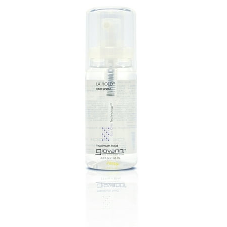 Giovanni L.A. Hold Hair Spritz Spray, Maximum Hold, No Parabens, Sulfate Free, 2 fl oz Travel Size