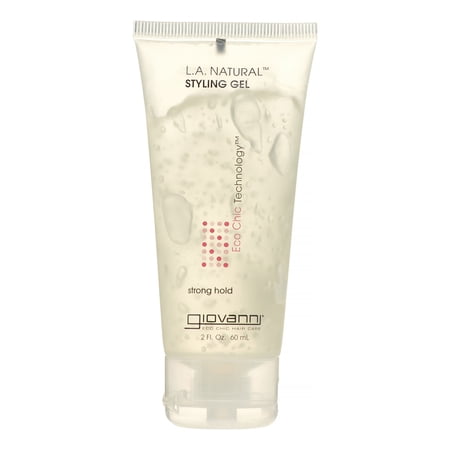 Giovanni L.A. Hold Natural Styling Gel, Strong Firm Hold, No Parabens, Sulfate Free 2 fl oz Travel Size