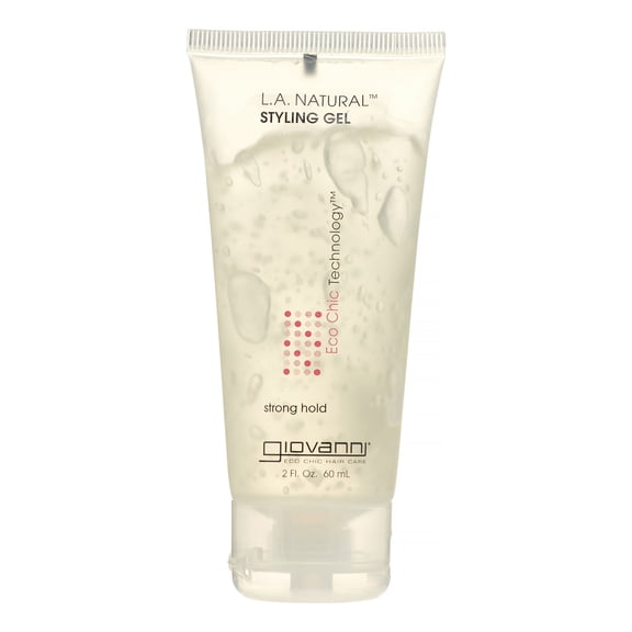 Giovanni L.A. Hold Natural Styling Gel, Strong Firm Hold, No Parabens, Sulfate Free 2 fl oz Travel Size