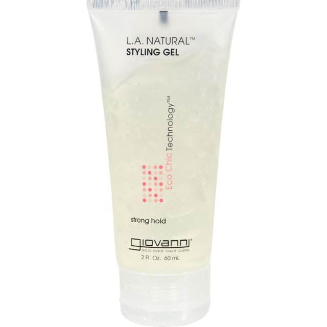 Giovanni L.A. Hold Natural Styling Gel, Strong Firm Hold, No Parabens
