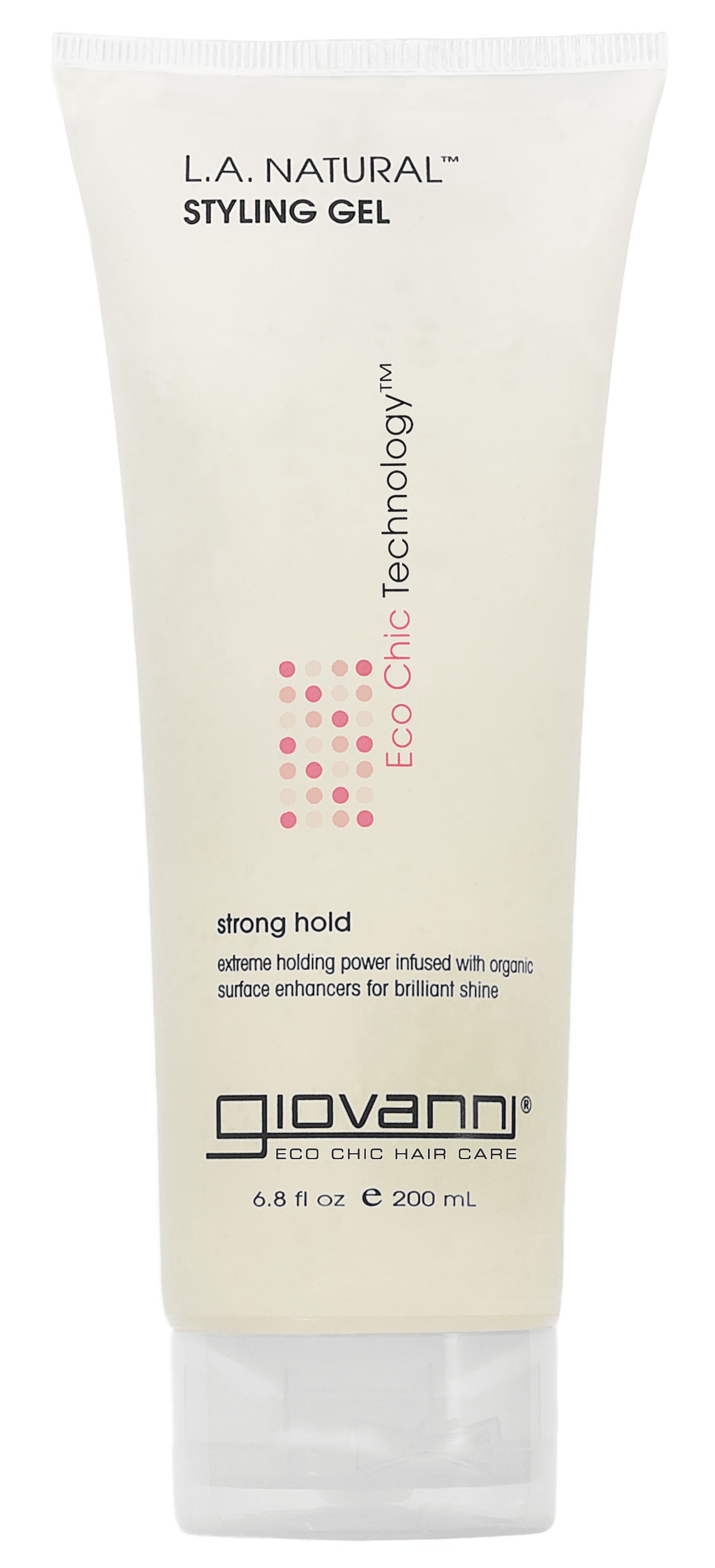 Giovanni L.A. Hold Natural Styling Gel, Strong and Firm Hold, No