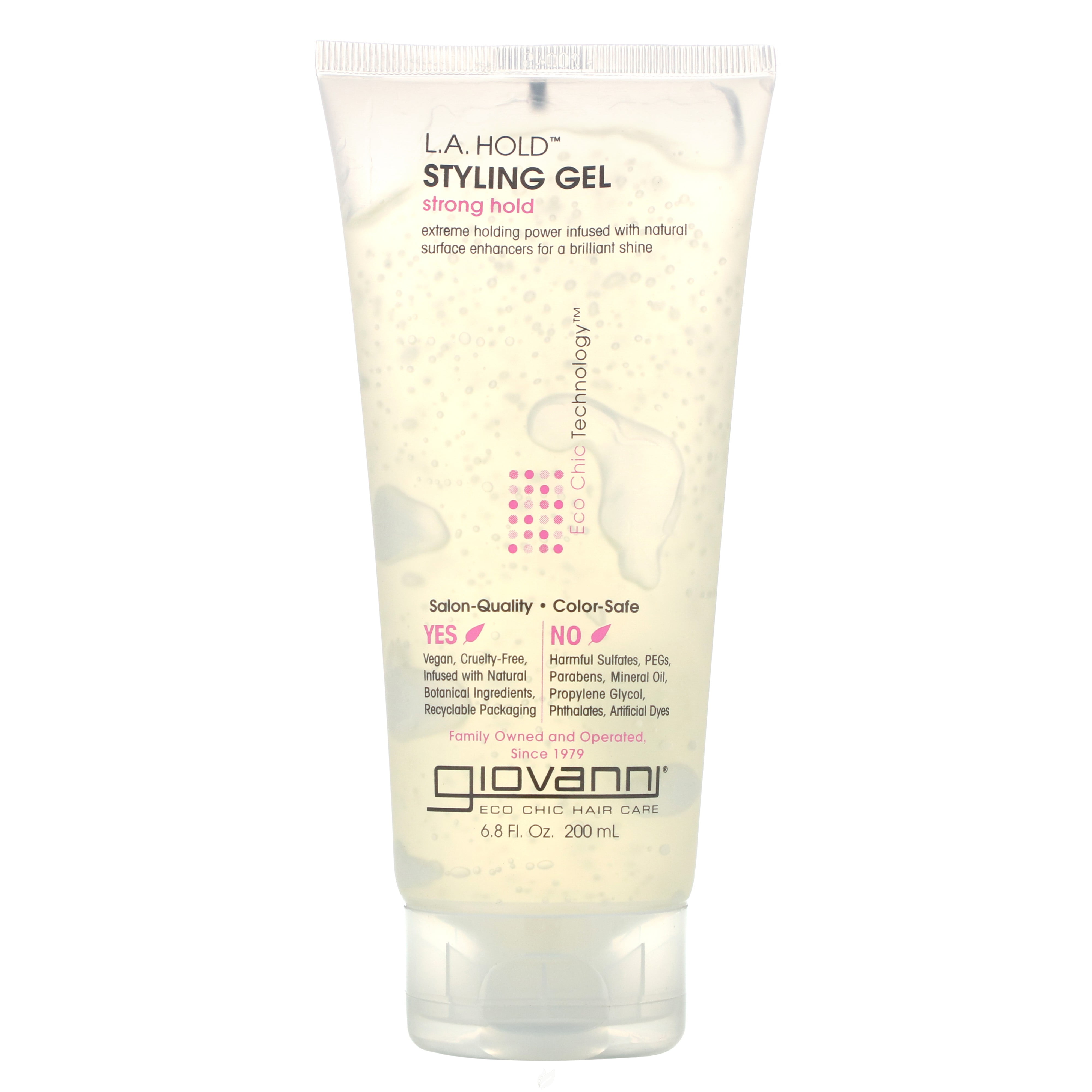 Giovanni L.A. Natural Styling Gel Strong Hold 6.8 fl oz 200