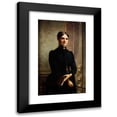 thumbnail image 1 of Giovanni Maria Rastellini 16x24 Black Modern Framed Museum Art Print Titled - Portrait of a Lady, 1 of 5