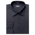 thumbnail image 1 of Giovanni  Men's Black Convertible Cuff Dress Shirt, 1 of 2