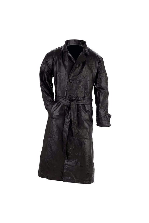 Italian Stone Design Genuine Leather, Outerwear Coat (Men's & Women's), Size 3X