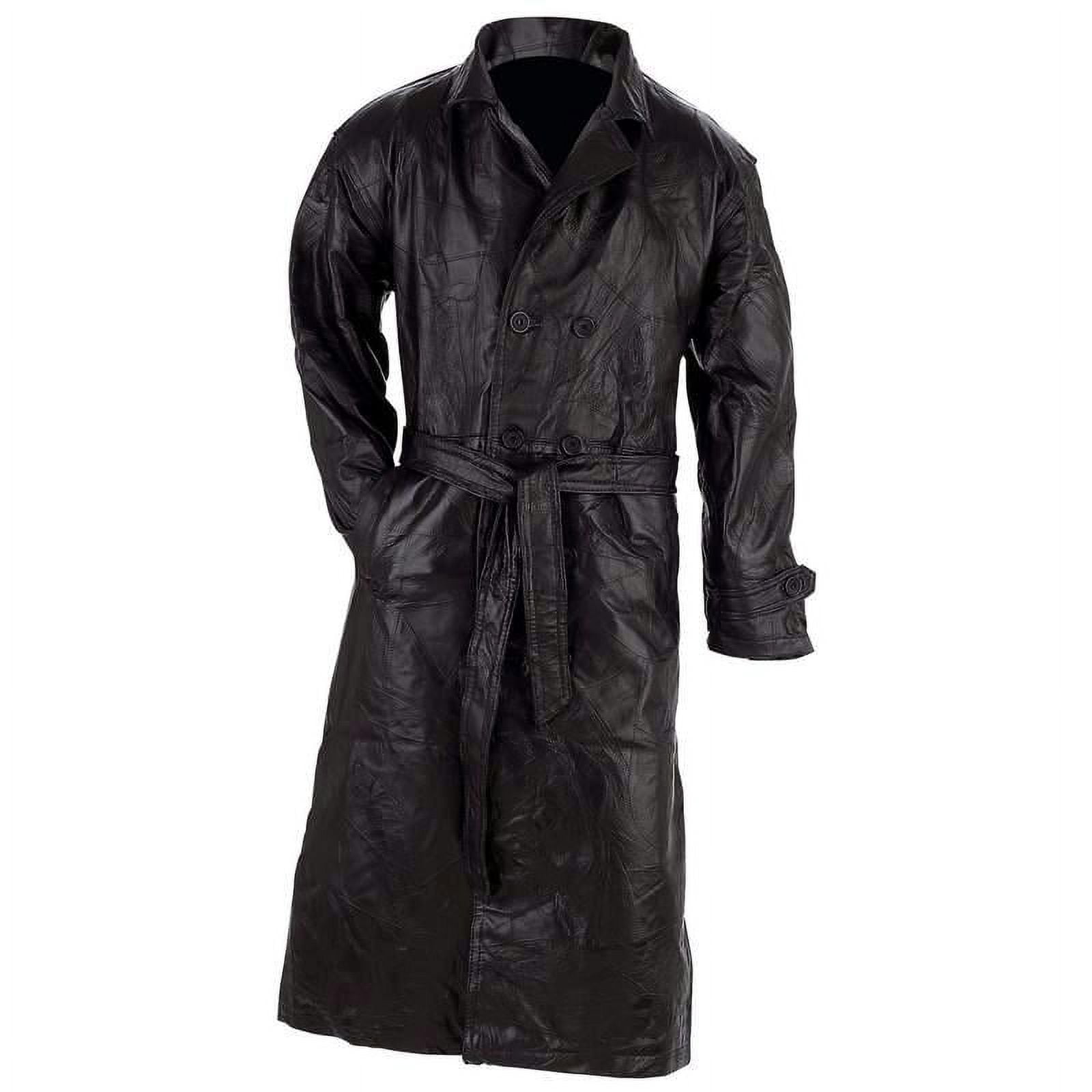 Giovanni Navarre Italian Stone Design Genuine Leather Outerwear Coat Men s Women s Size 3X