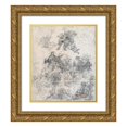 thumbnail image 1 of Giovanni Paolo Melchiori 20x23 Gold Ornate Framed and Double Matted Museum Art Print Titled - Allegory of the Arts (1679), 1 of 4