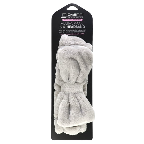 Giovanni Multi-Purpose Spa Headband, Gray, 1 Headband  display picture 1