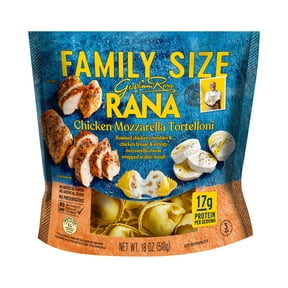 Giovanni Rana Tortelloni Chicken Mozzarella Cheese Filled Pasta Bag (Family Size, 19oz, Fresh), Refrigerated