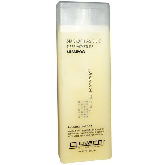 Giovanni Smooth As Silk Deep Moisture Shampoo, Soothes Dry, Over Processed Hair, 2 oz Travel Size