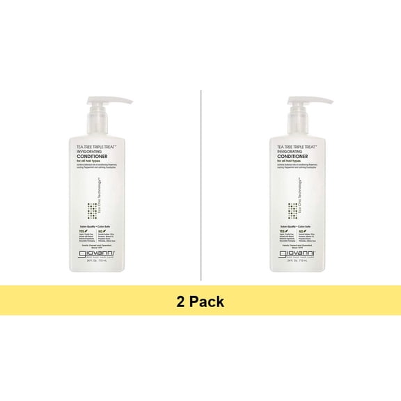 Giovanni Tea Tree Triple Treat Invigorating Conditioner - 24 oz - 2 Pack