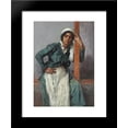 thumbnail image 1 of Gipsy Woman in the Veranda 20x24 Framed Art Print by Nicolae Vermont, 1 of 2