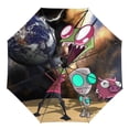 thumbnail image 1 of Gir Invader Zim Folding Umbrella Auto Umbrella Anti-UV Protection Lightweight Water-Resistant Portable Rain Umbrellas, 1 of 7