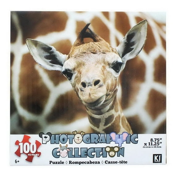 Giraffe 100 Piece Photographic Collection Jigsaw Puzzle