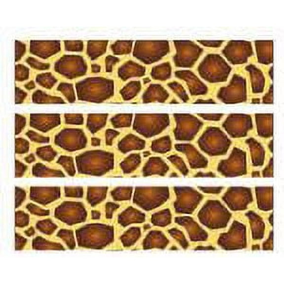 Giraffe 7inch Round Edible Border Cake Decoration