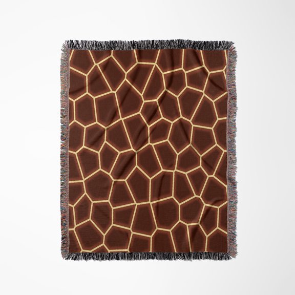 Giraffe Animal Print, Woven Blanket