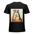 thumbnail image 1 of Giraffe Art Decoration, Design Shirt, Art Display, T-shirt Lover Gift Casual Breathable Men's, Women's, Boys', Girls', Children's, 1 of 4