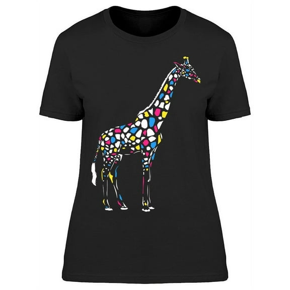 Giraffe Art T-Shirt Women -Image by Shutterstock, Female x-Large