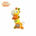 thumbnail image 1 of Giraffe Baby Rattle Teether Toy, Light Up Sound Infant Sensory Shaker, Easy Grip Developmental Hand Rattle, Montessori Early Learning Toy for Toddlers 0-6 9-12 24-36 Months Boys Girls, Baby Gift, 1 of 7