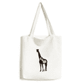 thumbnail image 1 of Giraffe Black And White Animal Tote Canvas Bag Shopping Satchel Casual Handbag, 1 of 3