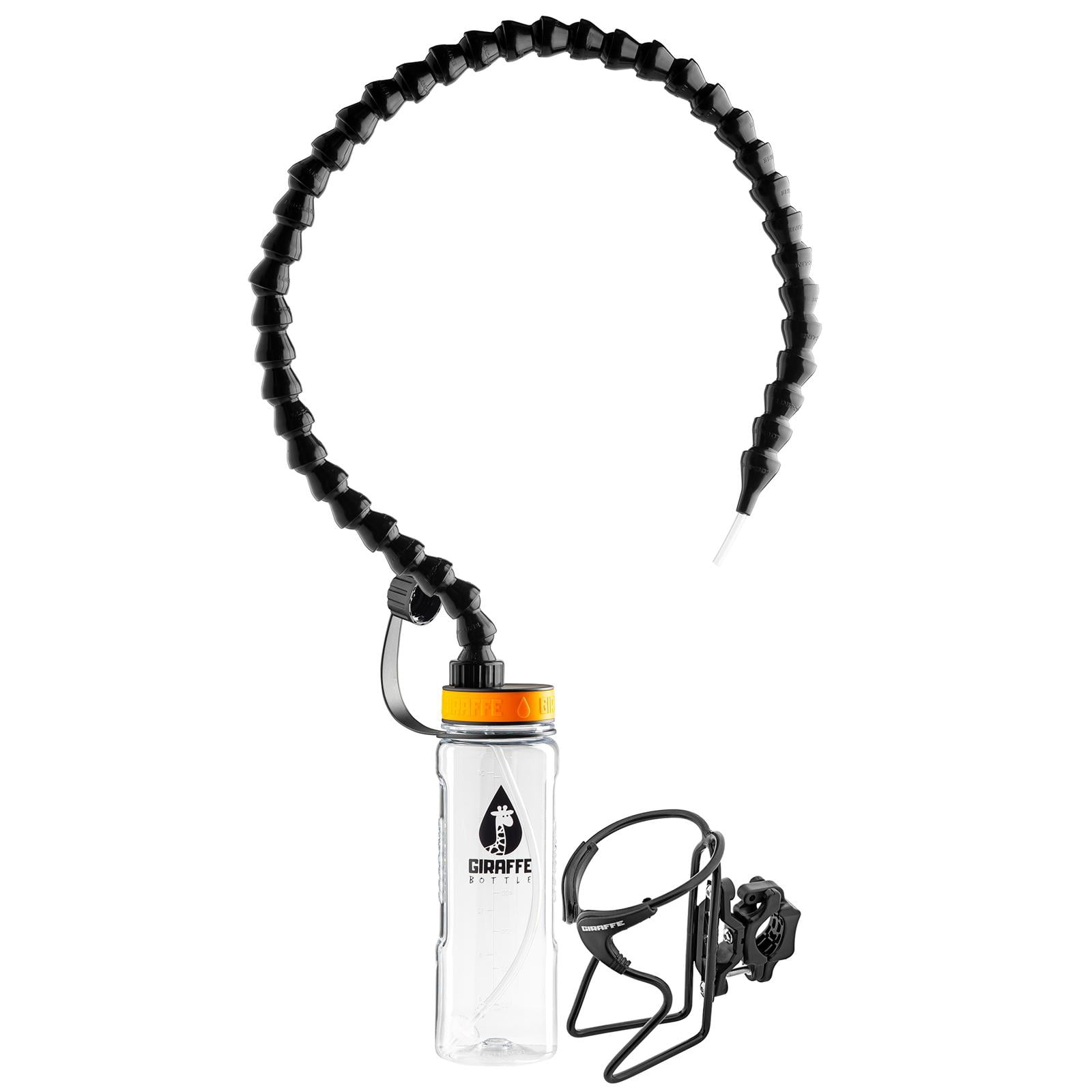 Giraffe Bottle Tower Hands Free Drinking System, Clear Bottle - 15 Inch / 38 Cm Neck - View #7