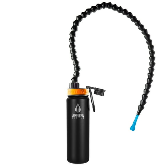 Giraffe Bottle Tower XL Hands Free Drinking System, Stainless Steel - 36 Inch / 92 Cm Neck