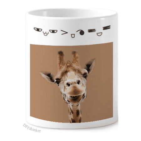 Giraffe Camera Observation Action Toothbrush Mug Cup Cartoon Lovely Pen Holder
