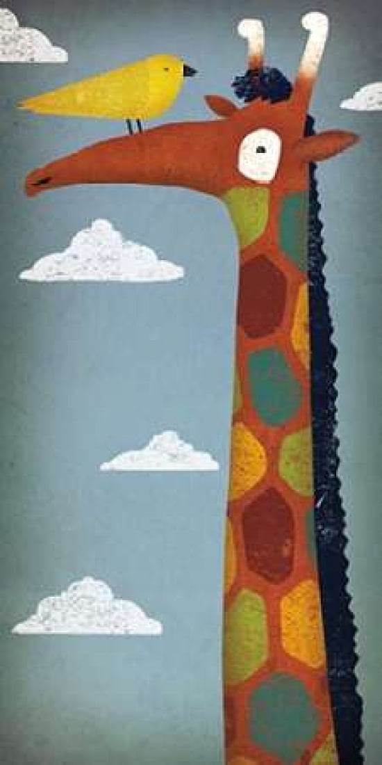 Giraffe Canvas Art - Ryan Fowler (10 x 20)