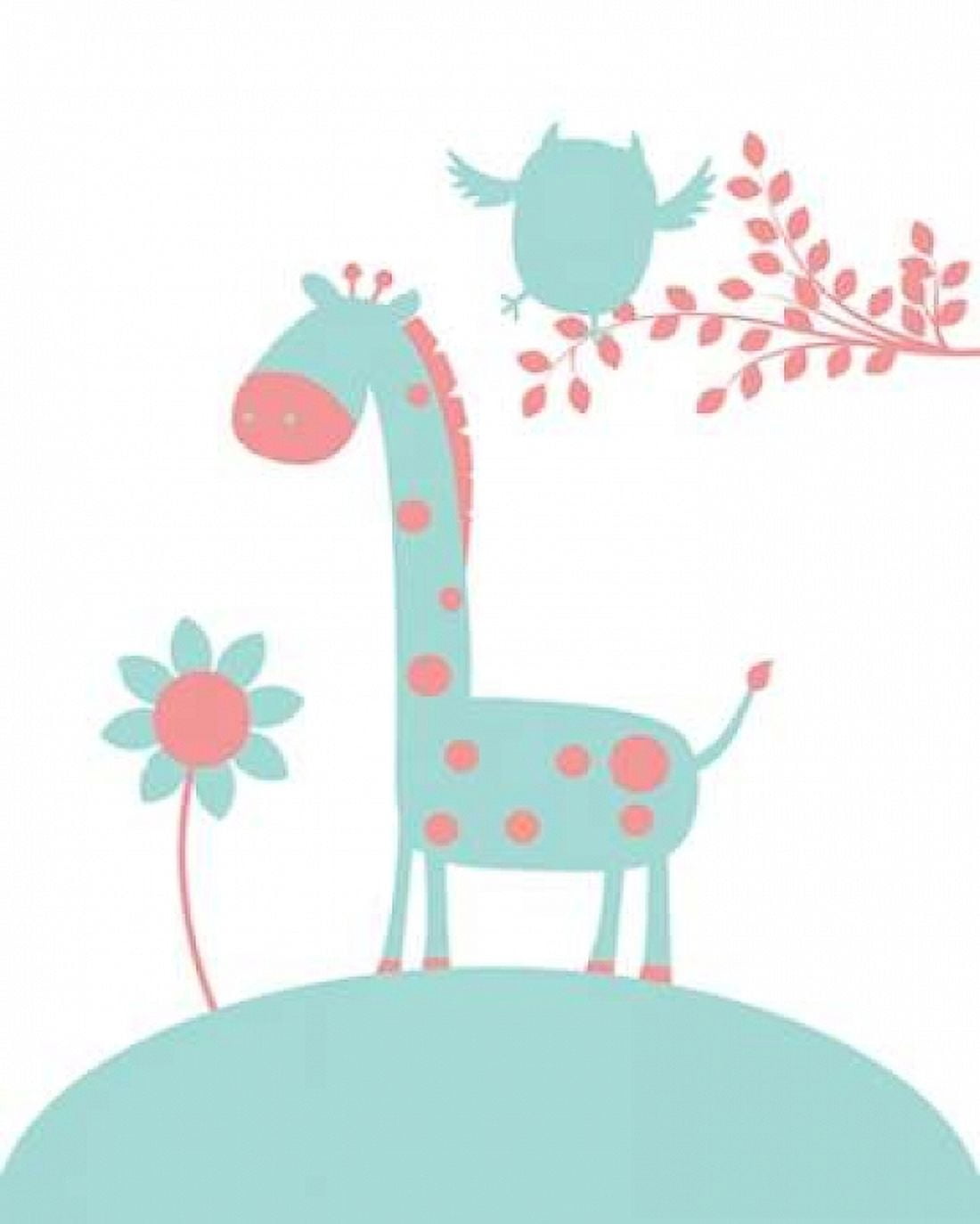 Giraffe Canvas Art - Tamara Robinson (24 x 30)