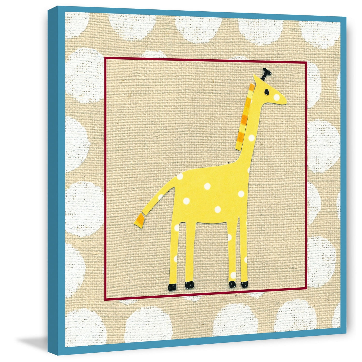 Giraffe Canvas Wall Art Print - Modern Home Decor, Wrapped Canvas ...