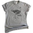 thumbnail image 1 of Giraffe Chicken Ostrich Shirt, Unisex Women's Men's Shirt, Ostrich Shirt, Funny Farm Animal Shirt, Pun Tee, Dark Heather Gray, XX-Large, 1 of 6