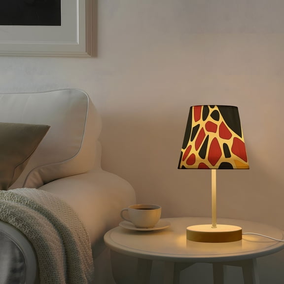Giraffe Color Blocks Desk Lamp 3 Color Modes LED Table Lamp Nightstand Reading Light for Bedroom Living Room