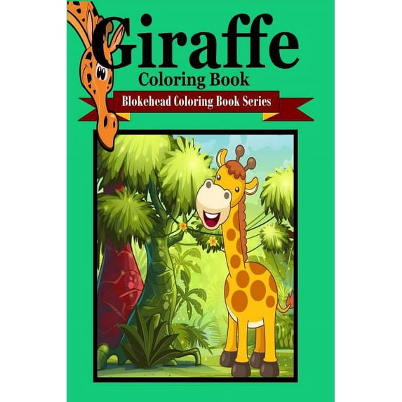 Giraffe Coloring Book (Paperback)(Large Print)