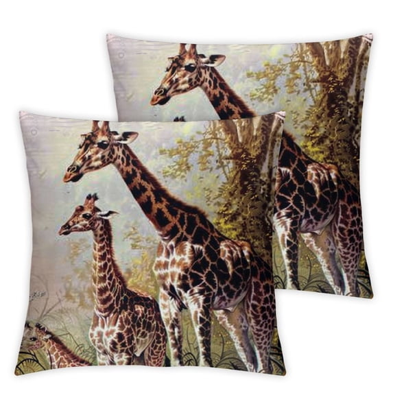 Giraffe Custom Rectangle Pillow Cases (one side) Home Decoration Pillow Cover