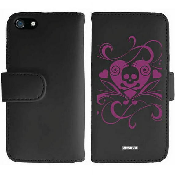 Giraffe Design on Apple iPhone 5SE/5s/5 Wallet Folio Case by Coveroo