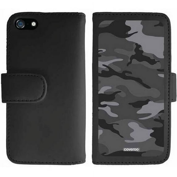Giraffe Design on Apple iPhone 5SE/5s/5 Wallet Folio Case by Coveroo