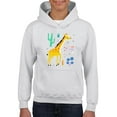 thumbnail image 1 of Giraffe Doodle Safari Hoodie Juniors -Image by Shutterstock,  Small, 1 of 4
