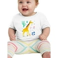 thumbnail image 1 of Giraffe Doodle Style Safari T-Shirt Infant -Image by Shutterstock,  18 Months, 1 of 4